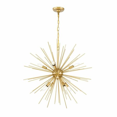 CLING Timber 8 Light Brass Pendant CL2222051